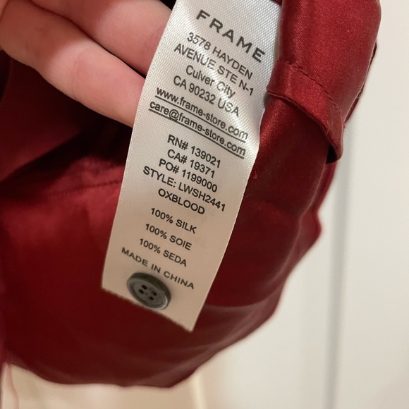 FRAME silk blouse - Picture 4 of 5